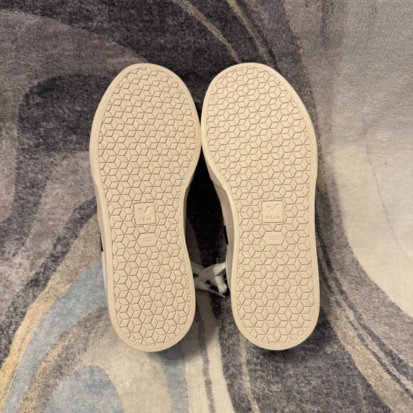 Campo Canvas White Pekin Black Leather Womens Size 6.5 - Picture 6 of 6